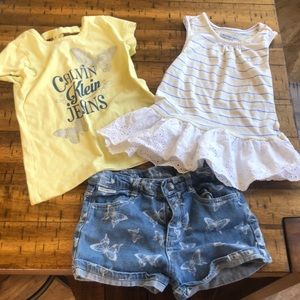 2/$25 Calvin Klein outfit with two shirts